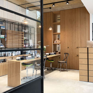 Industrial Room Divider - Glass